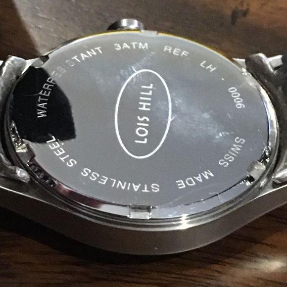 LOIS HILL Watch Rare Sterling Silver Blue Face - Picture 6 of 8